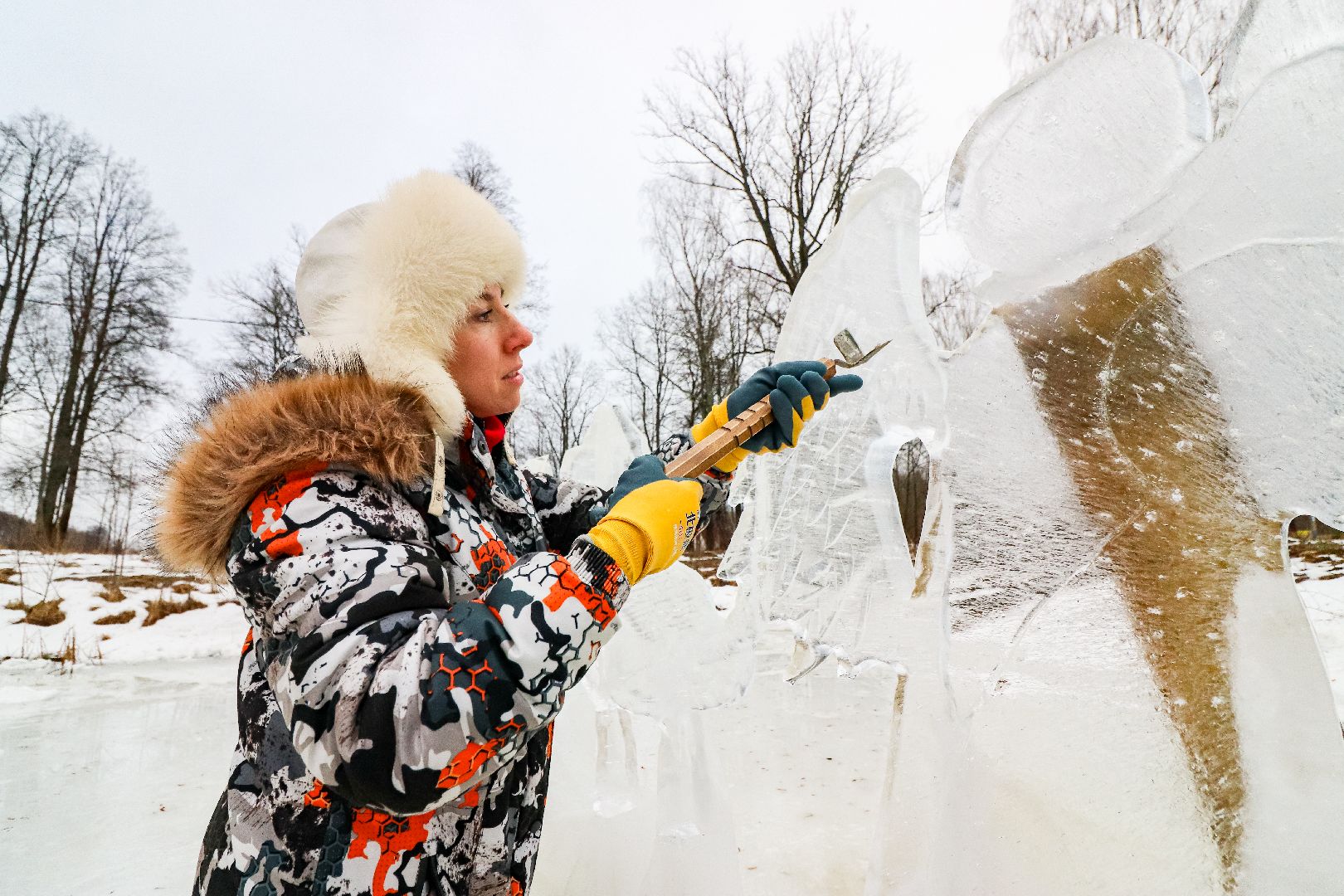 Клин, общество, художники, ледяные фигуры, крещение господне, вертикалки,