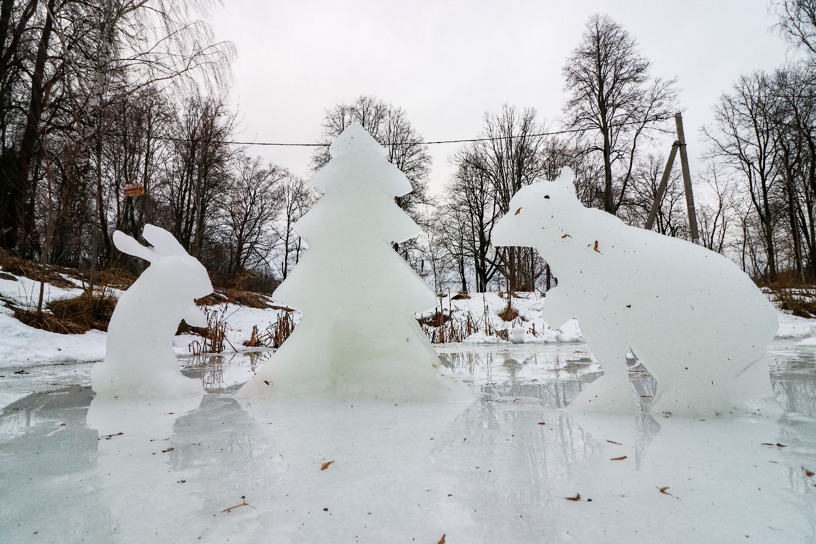 Клин, общество, художники, ледяные фигуры, крещение господне, вертикалки,