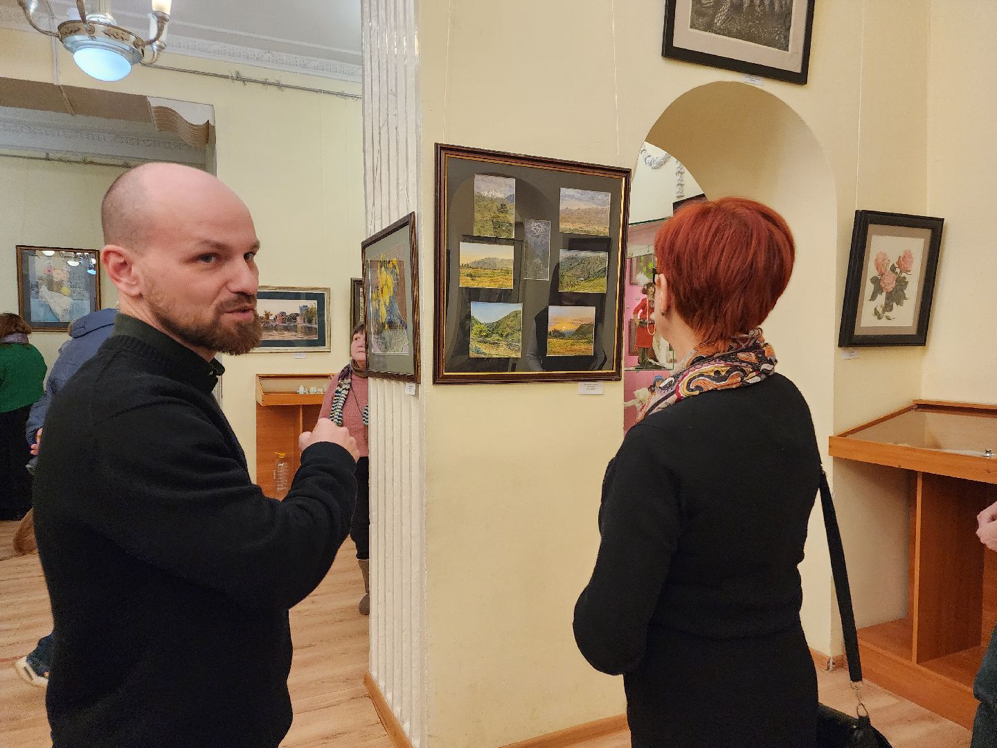 фрязино, художественная выставка, молодые художники, живопись,