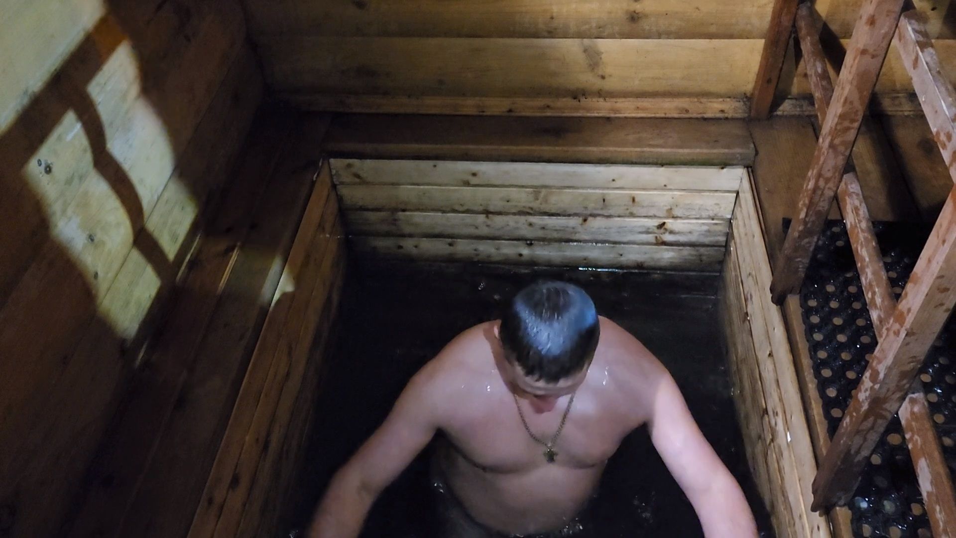 Чехов, деревня Ваулово, Троицкий храм, Крещение, крещенские купания, купель,