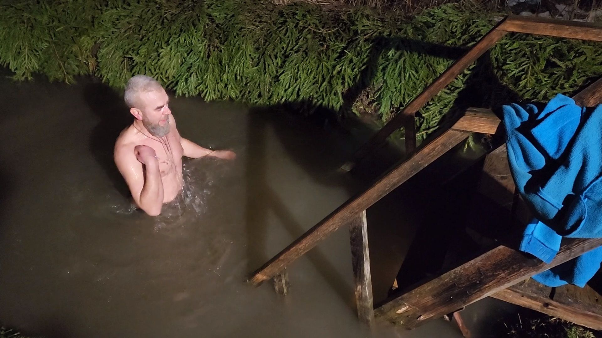 Чехов, деревня Ваулово, Троицкий храм, Крещение, крещенские купания, купель,