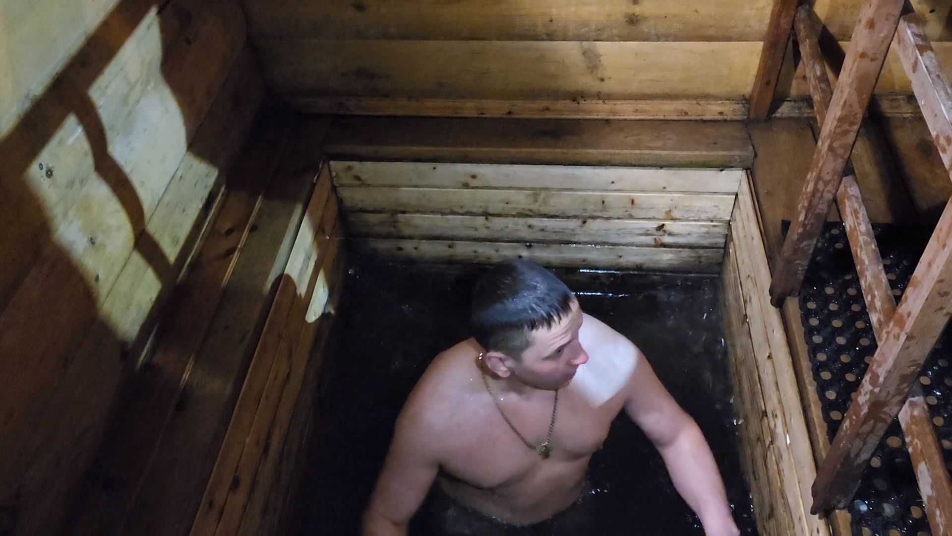 Чехов, деревня Ваулово, Троицкий храм, Крещение, крещенские купания, купель,