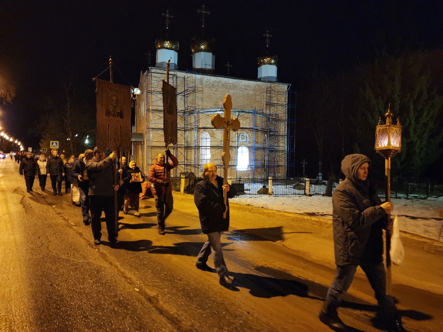 Чехов, деревня Ваулово, Троицкий храм, Крещение, крещенские купания, купель,