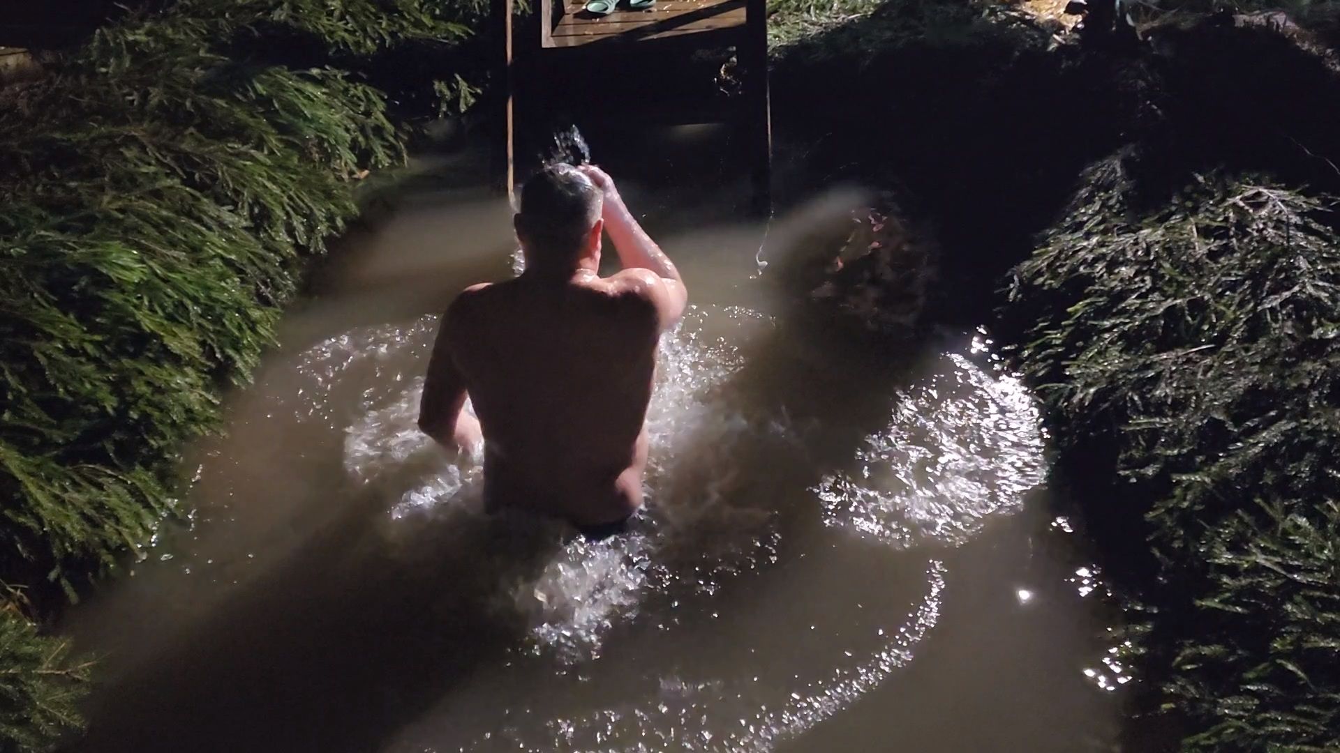 Чехов, деревня Ваулово, Троицкий храм, Крещение, крещенские купания, купель,