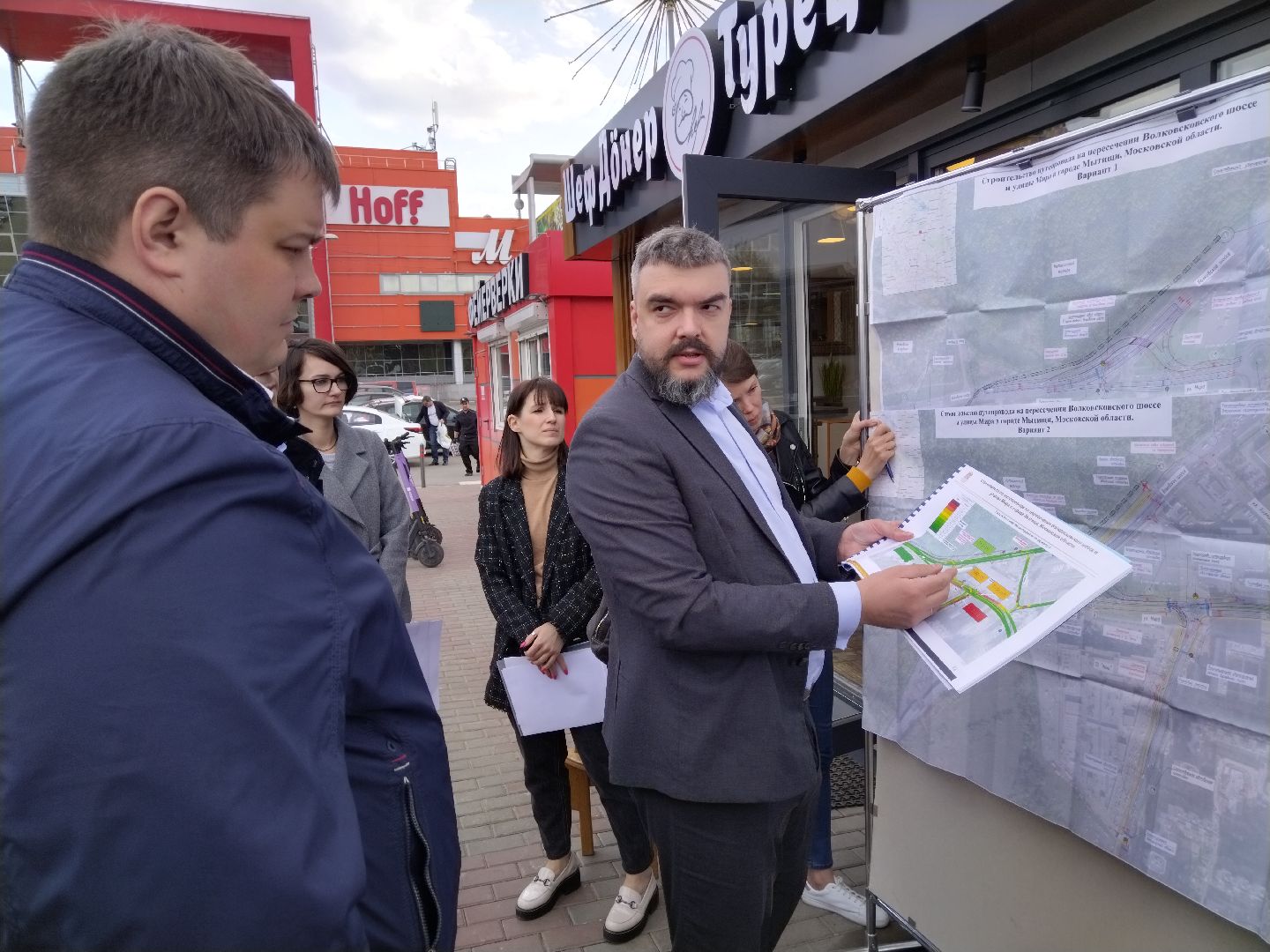 Путепровод, дороги, Мытищи, улица Мира, Волковское шоссе