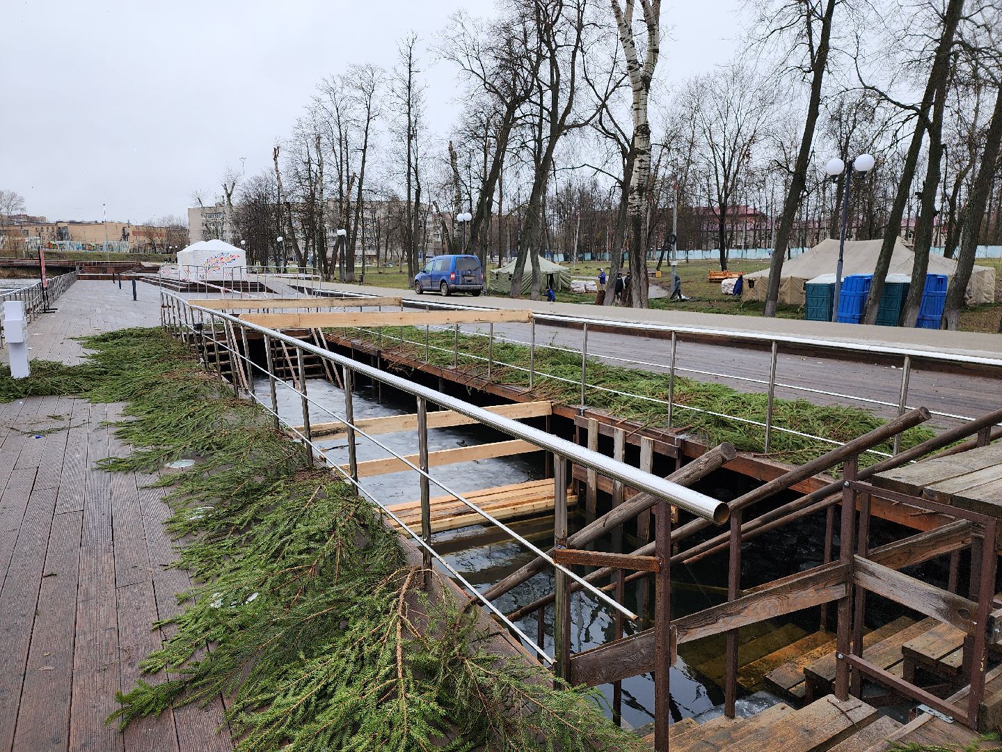 серпухов, крещение, парк жемчужина,