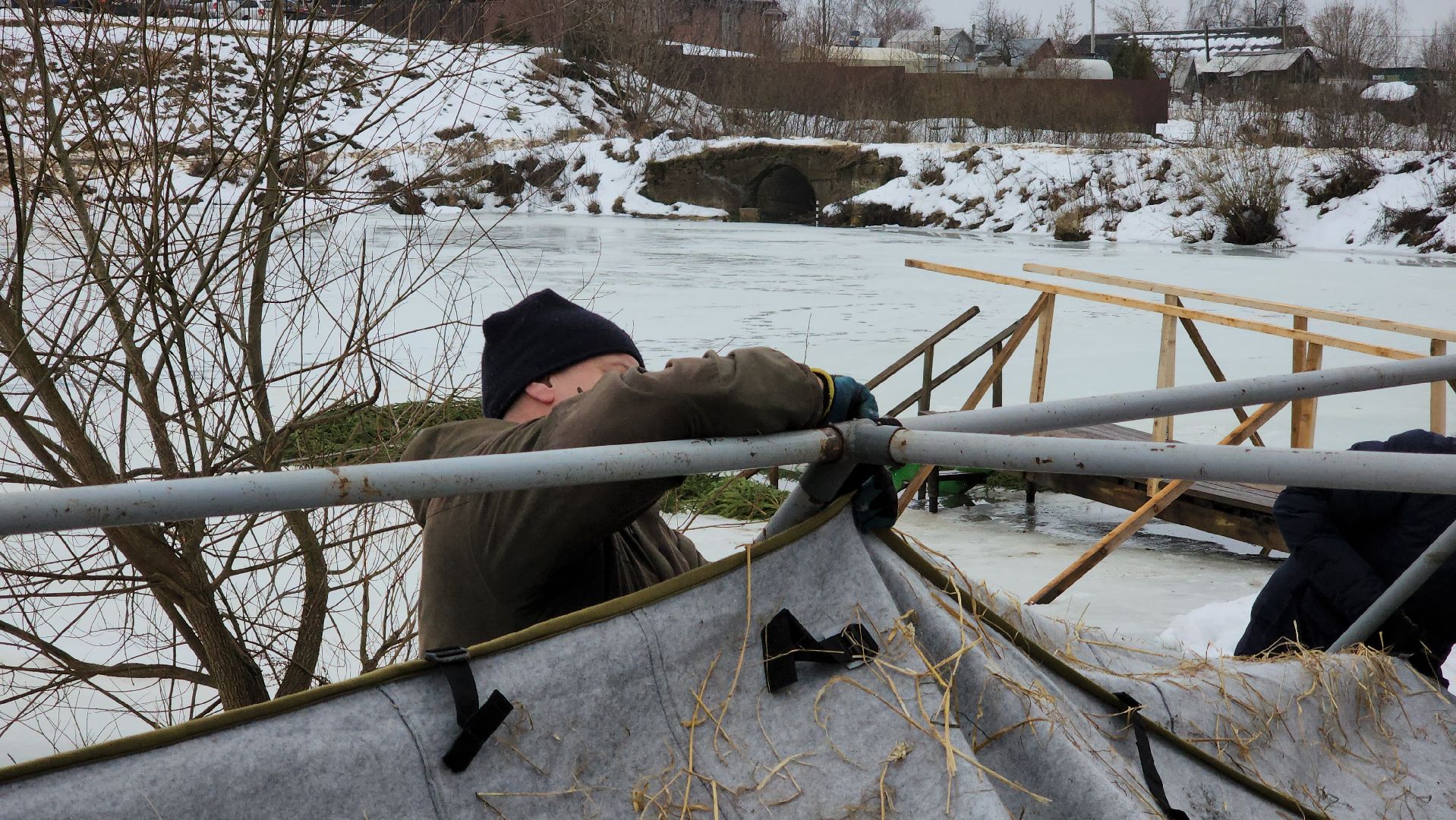 крещенские купания, руза, рузский округ, люди, крещение господне, вертикалки,