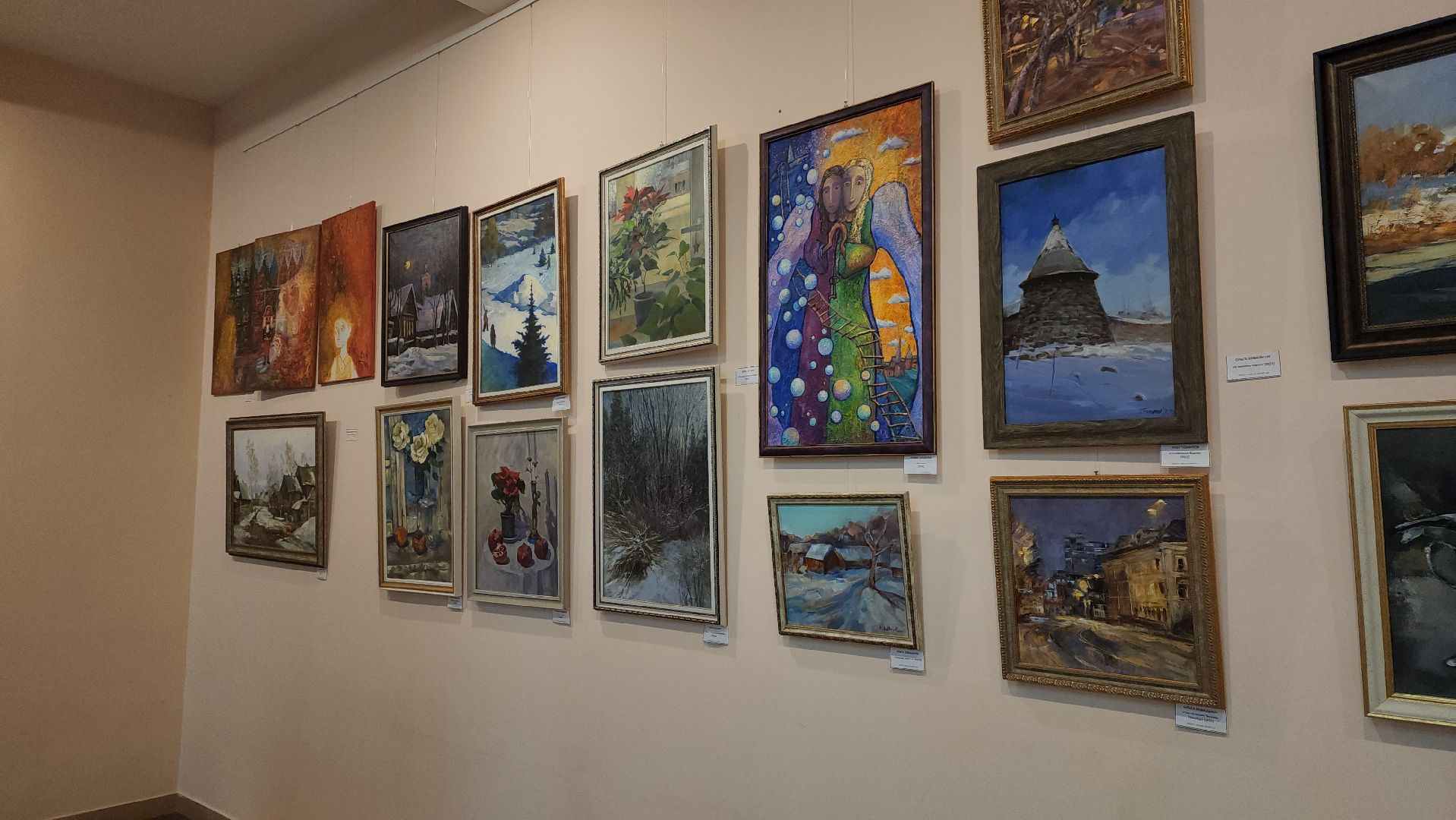 пушкино, мамонтовка, художественная выставка, картины, союз художников подмосковья, живопись, дом культуры, вертикалки,