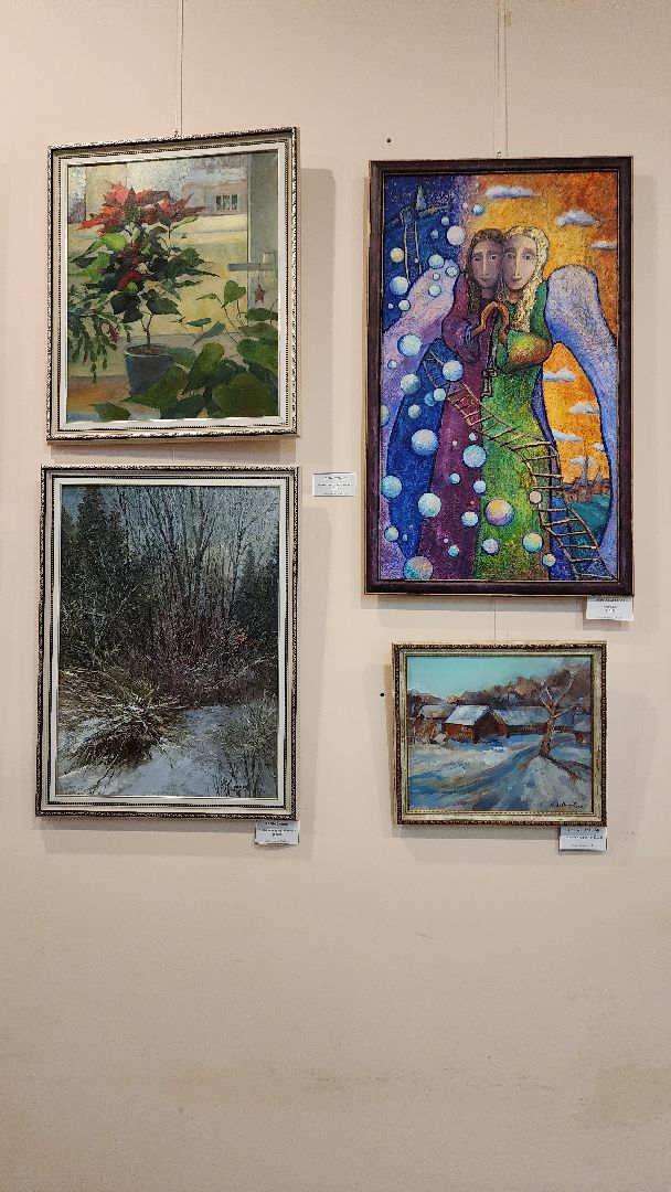 пушкино, мамонтовка, художественная выставка, картины, союз художников подмосковья, живопись, дом культуры, вертикалки,