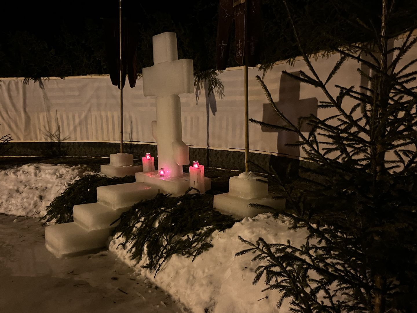 наро-фоминский городской округ, деревня Слепушкино, Преображенский храм в Слепушкине, крещение господне, крещенские купания,вертикалки,