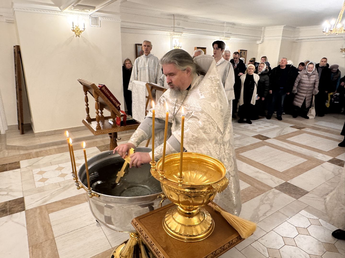 Храм Рождества Иоанна Предтечи, Лесной городок крещение, вертикалки, крещение господне,