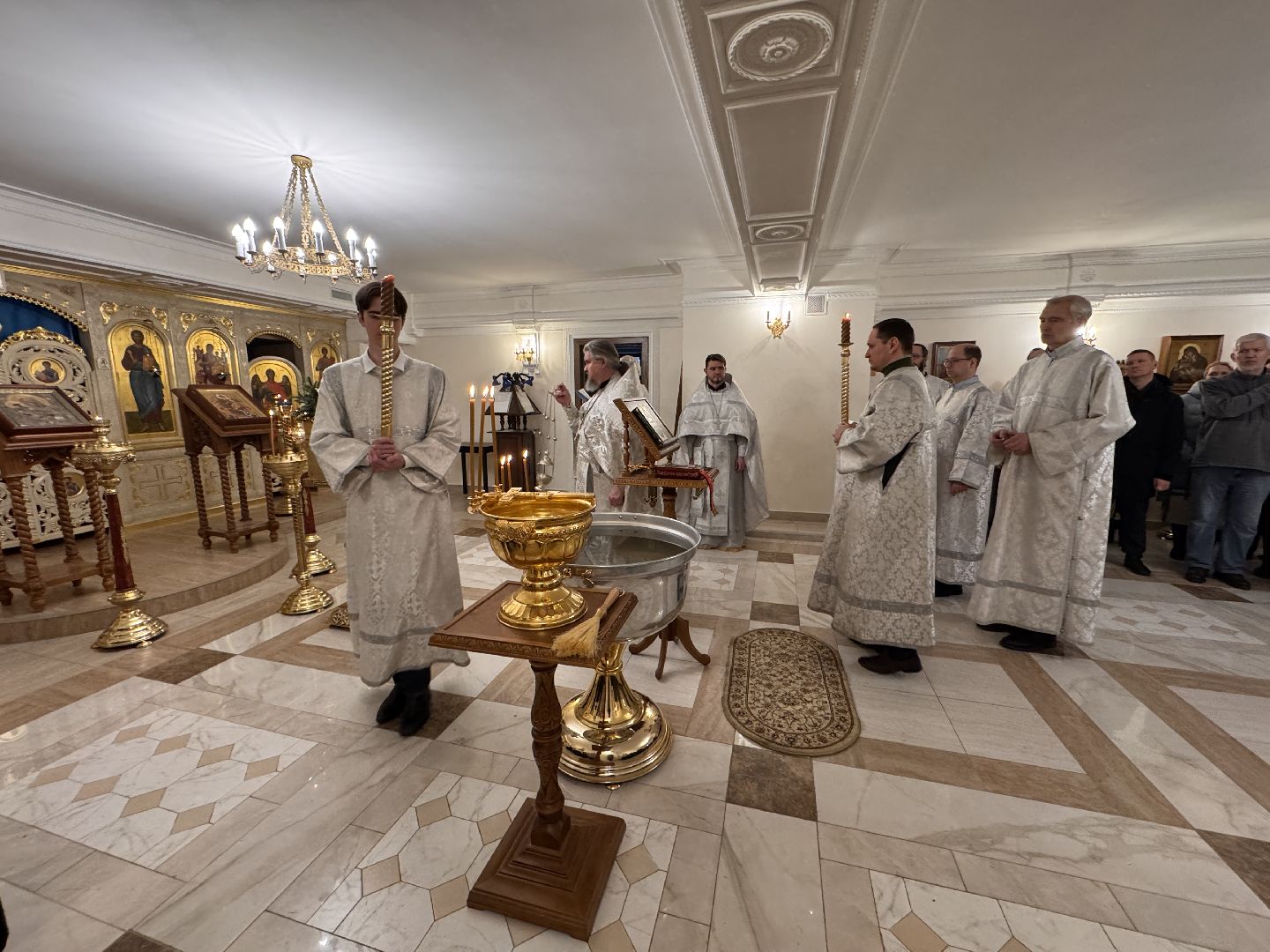 Храм Рождества Иоанна Предтечи, Лесной городок крещение, вертикалки, крещение господне,