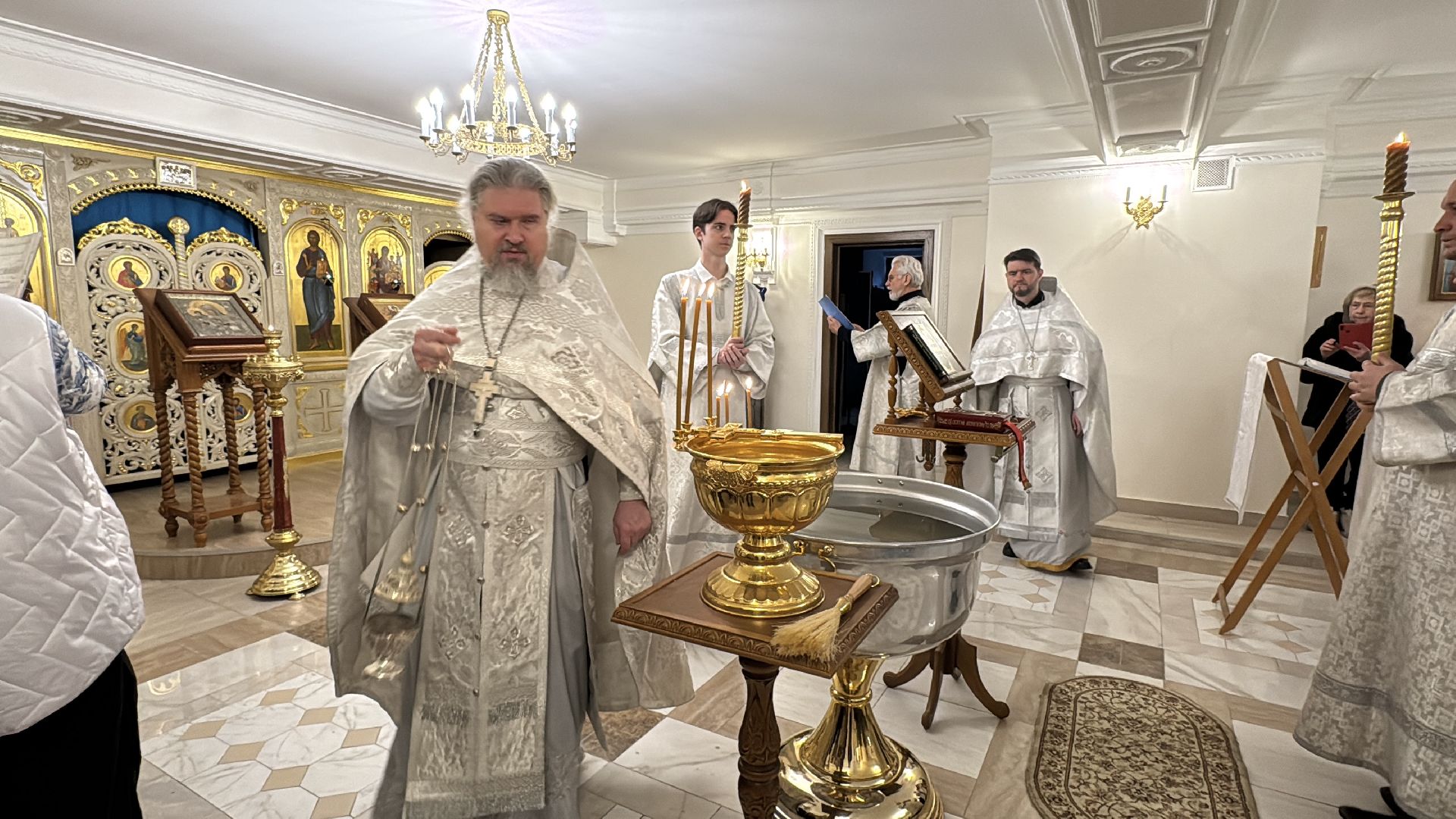 Храм Рождества Иоанна Предтечи, Лесной городок крещение, вертикалки, крещение господне,