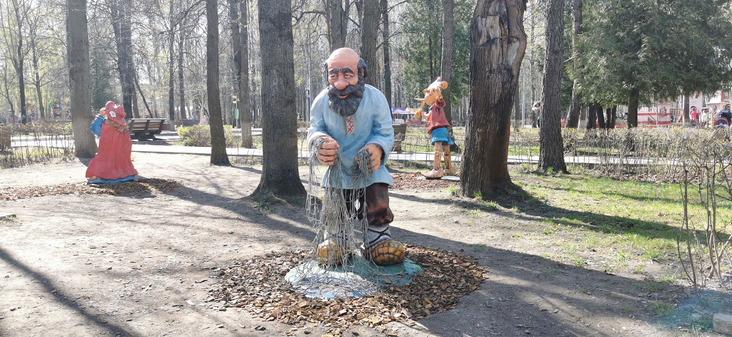 благоустройство, жанровые скульптуры