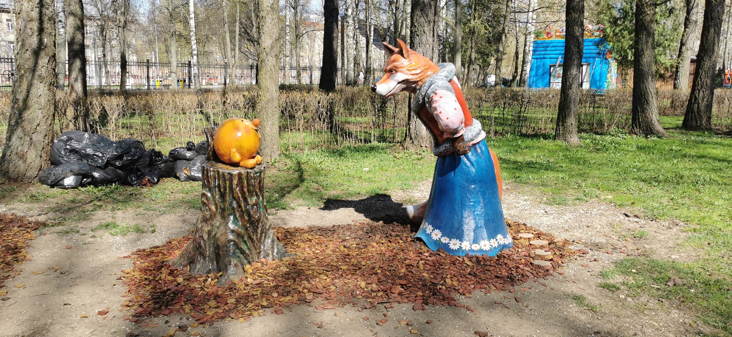 благоустройство, жанровые скульптуры