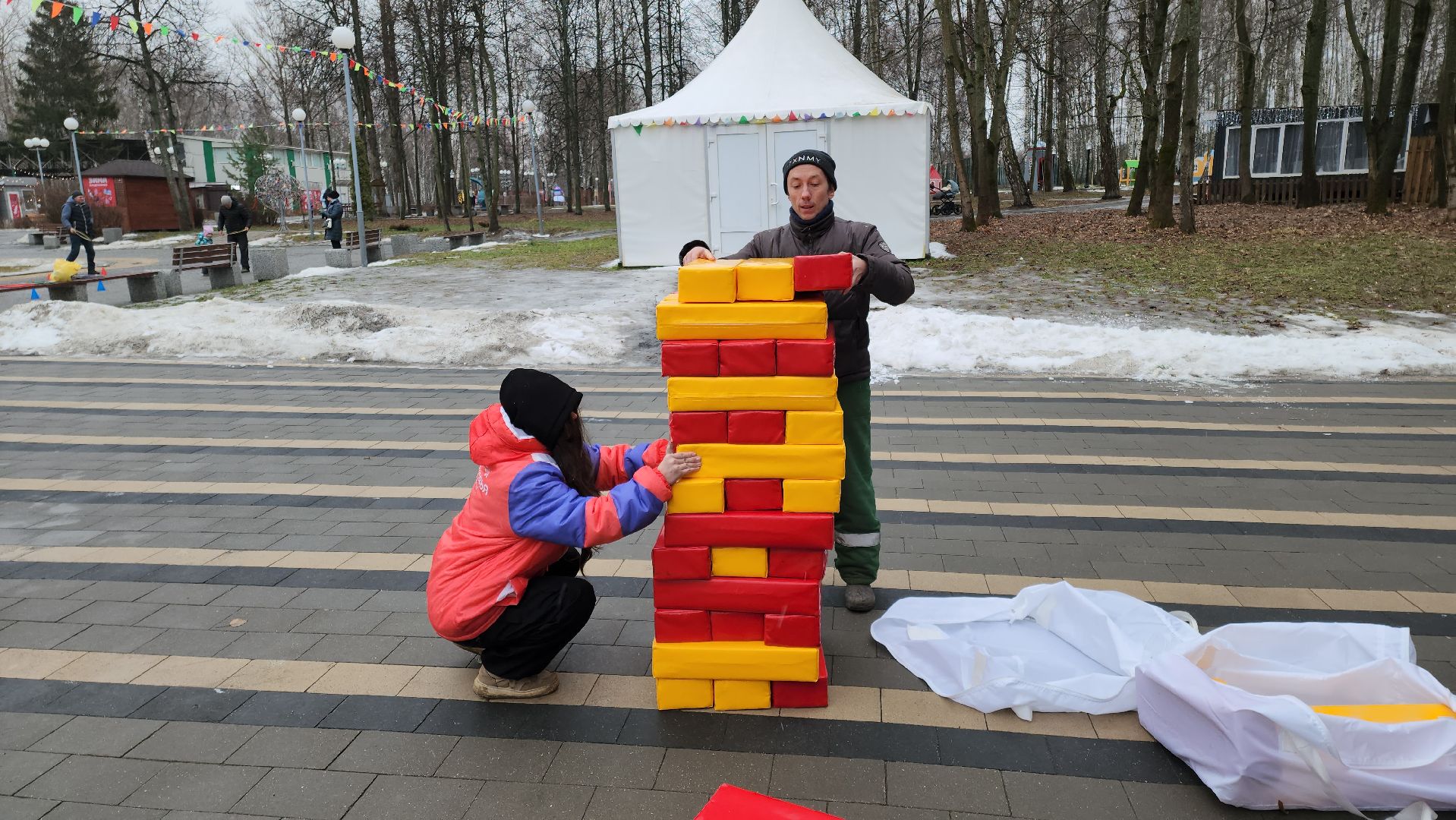 кашира, парк, дженга, досуг, игра, вертикалки,