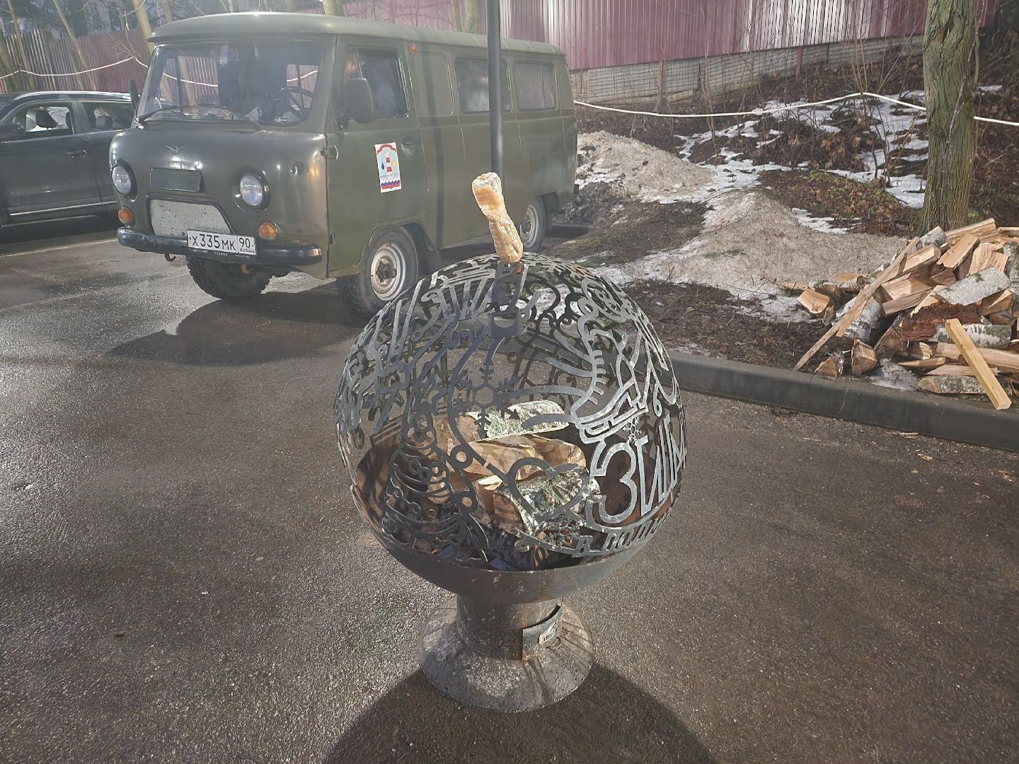 долгопрудный, крещение господне, ледяные фигуры, купели, арка, крестный ход,