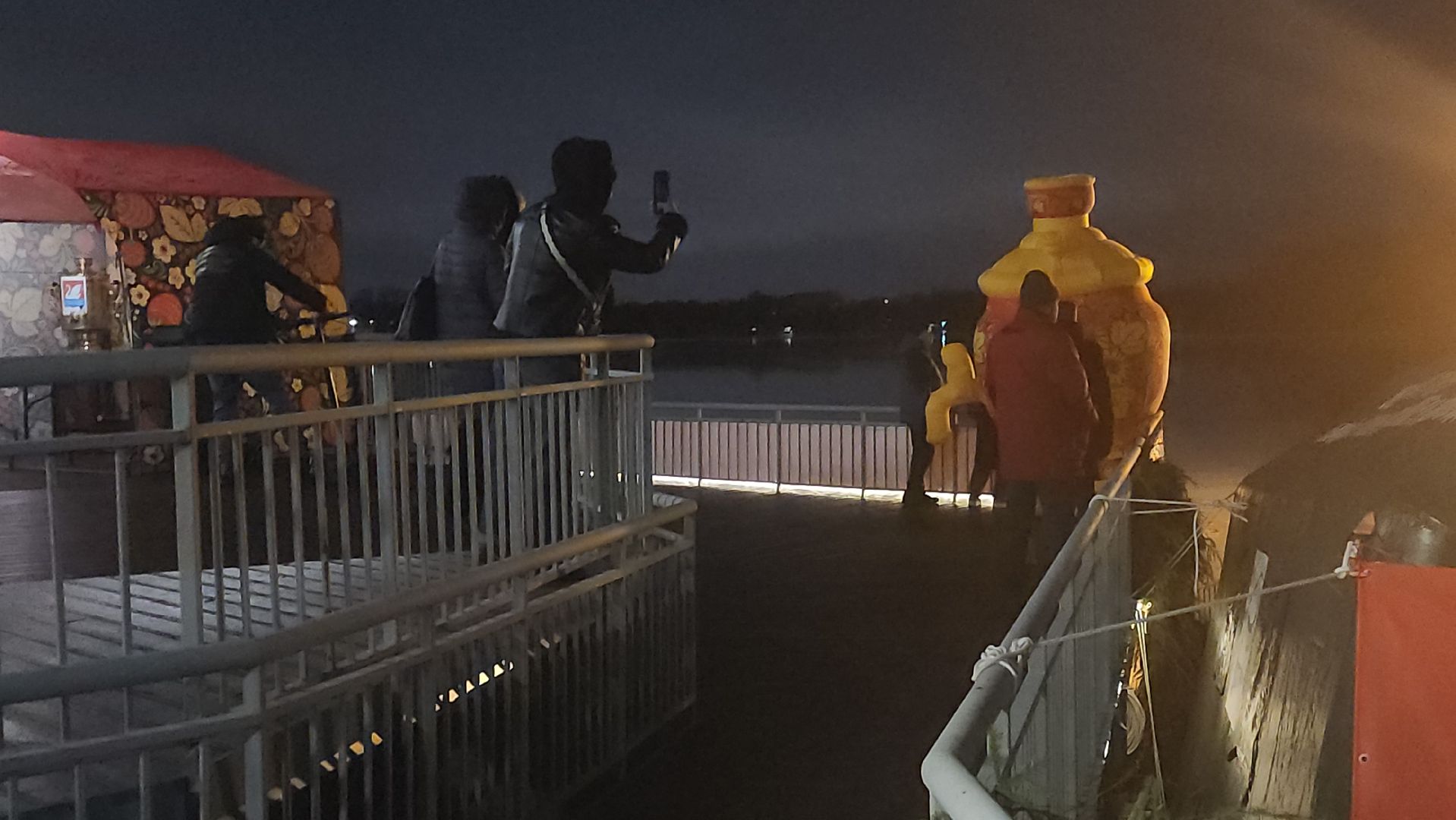 долгопрудный, крещение господне, ледяные фигуры, купели, арка, крестный ход,