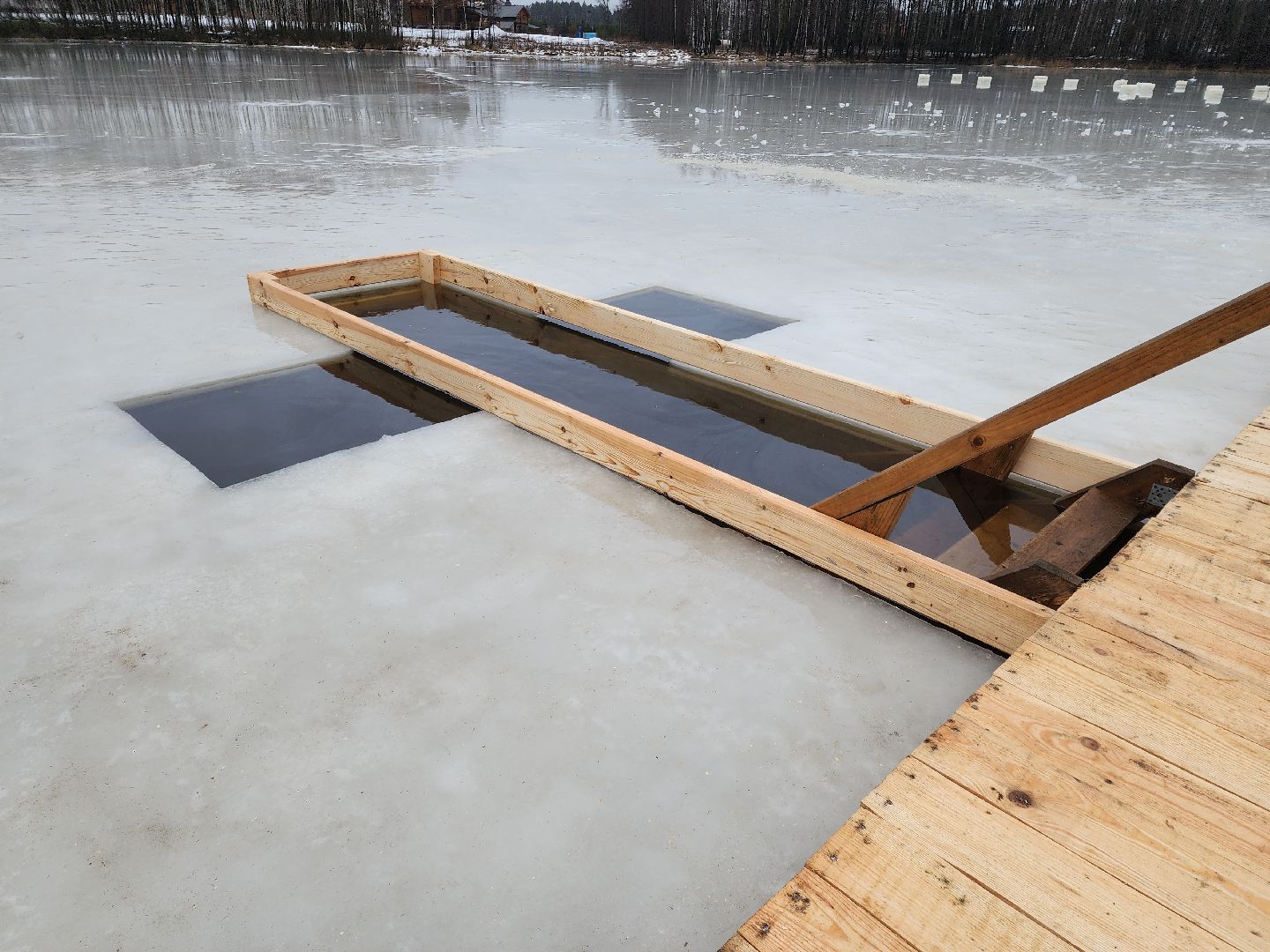 Черноголовка, Крещение, Прорубь, вертикалки,