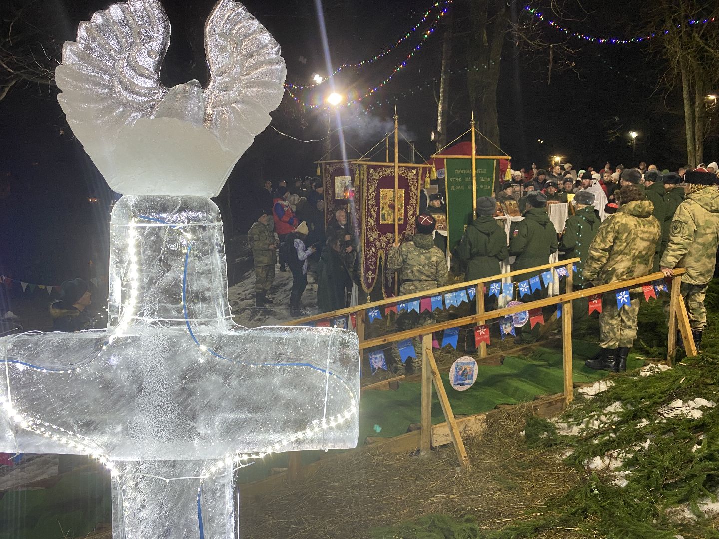 вертикалки, крещение господне, крещение во власихе, храм РВСН, Храм во Власихе, крестный ход,