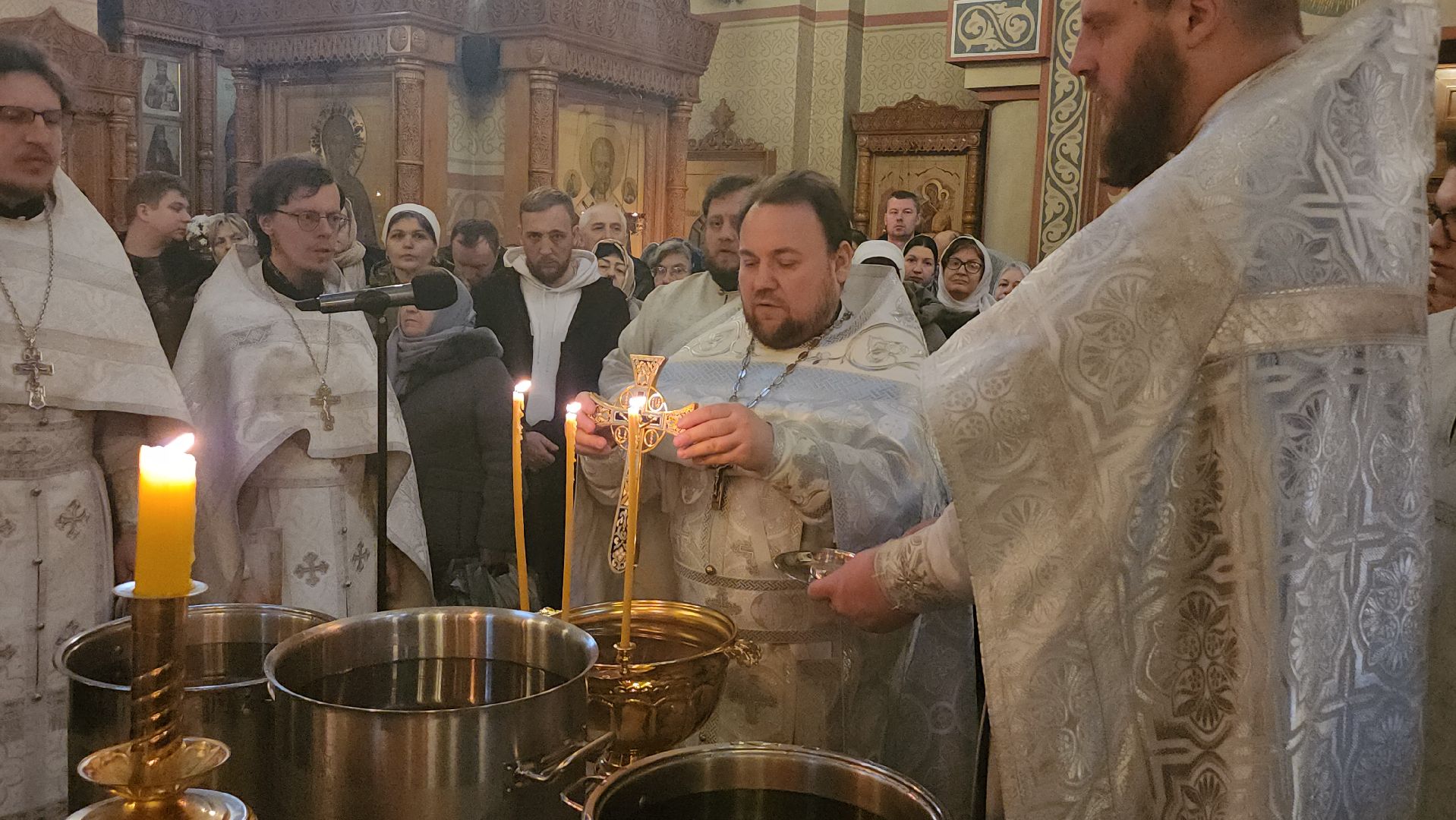 Люберцы, преображенский собор, крещение, верующие,