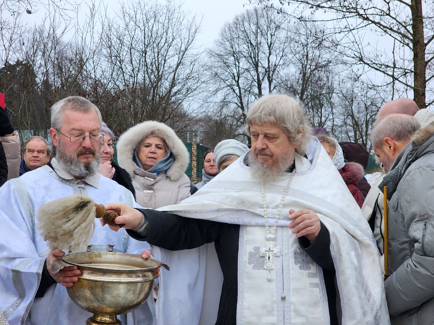 крещение, освящение воды, источник, фрязино, вертикалки,