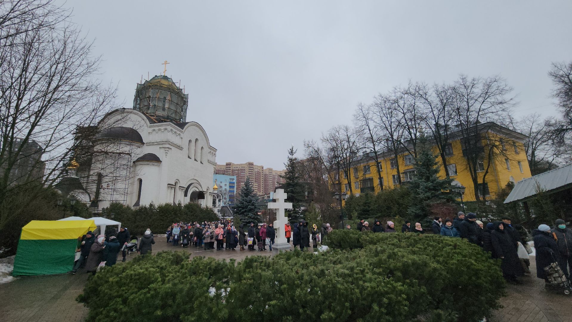 Люберцы, крещение, преображенский собор, верующие, вода,