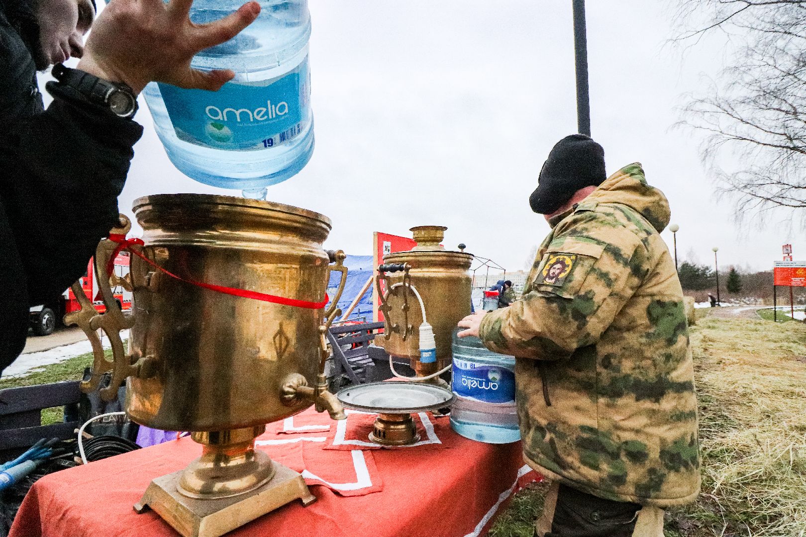 Клин, общество, крещенские купания, купели, вертикалки,