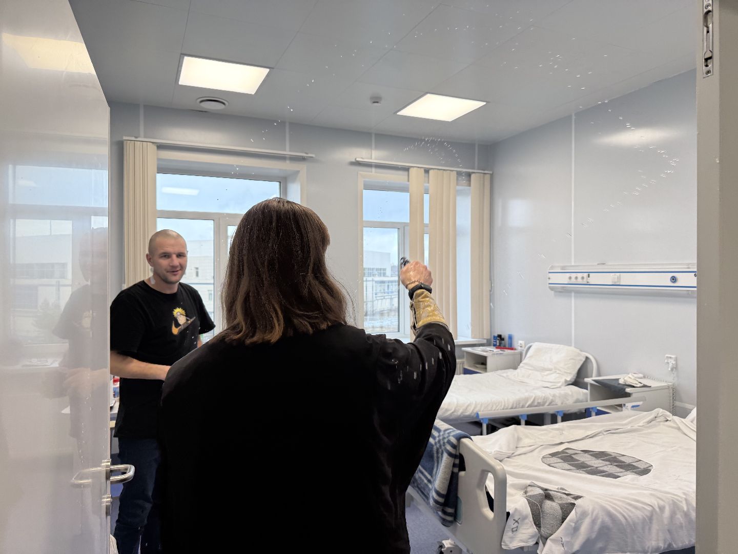 крещение господне, молебен, окропление помещений,