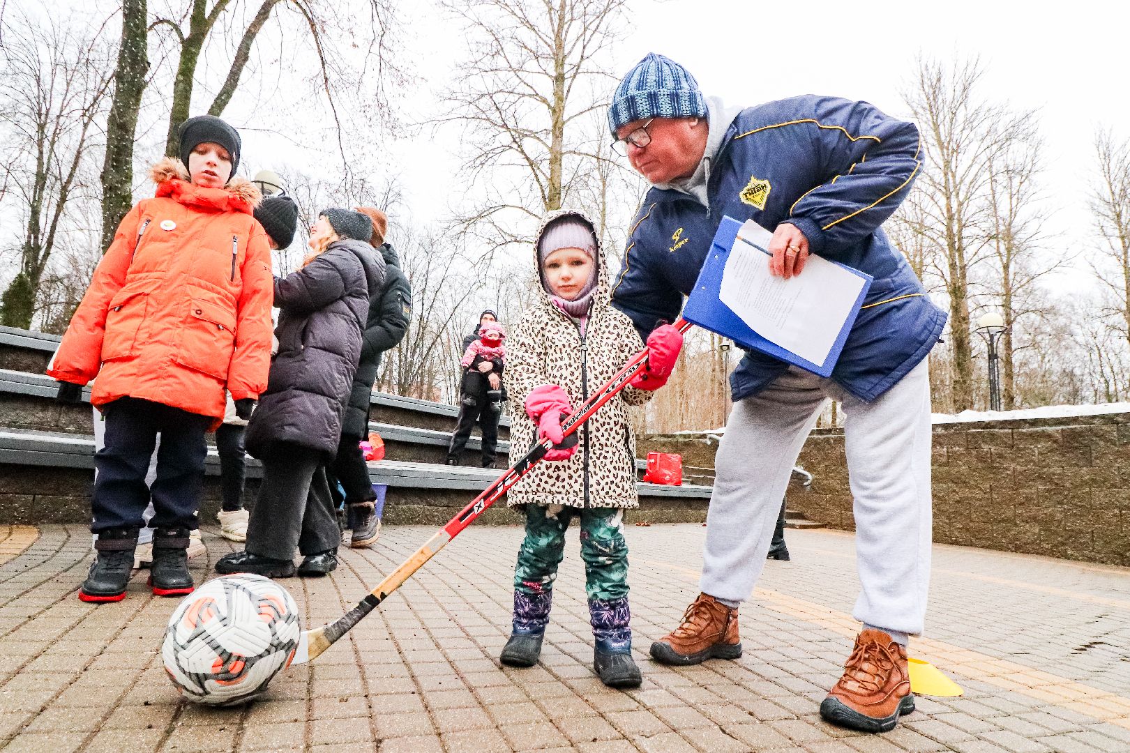 Клин, общество, парки, спорт, игры с детьми, зима в подмосковье, вертикалки,