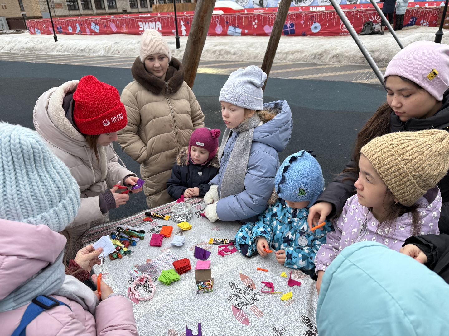 зимние забавы, парки зимой, активности, вертикалки,