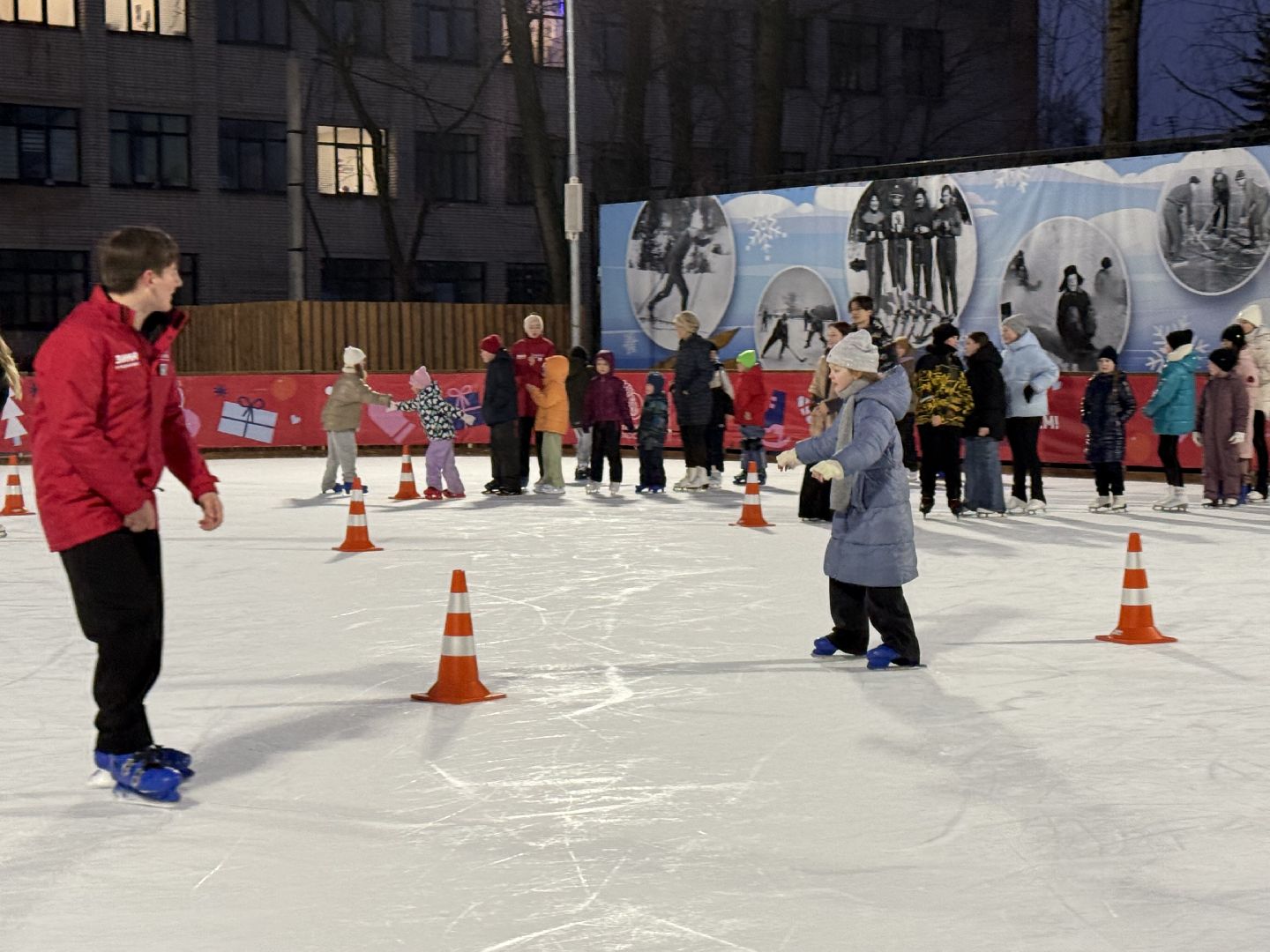 парки зимой, зимние активности, фигурное катание, мастер-класс, вертикалки,