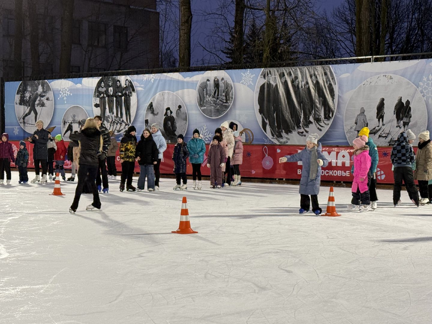 парки зимой, зимние активности, фигурное катание, мастер-класс, вертикалки,