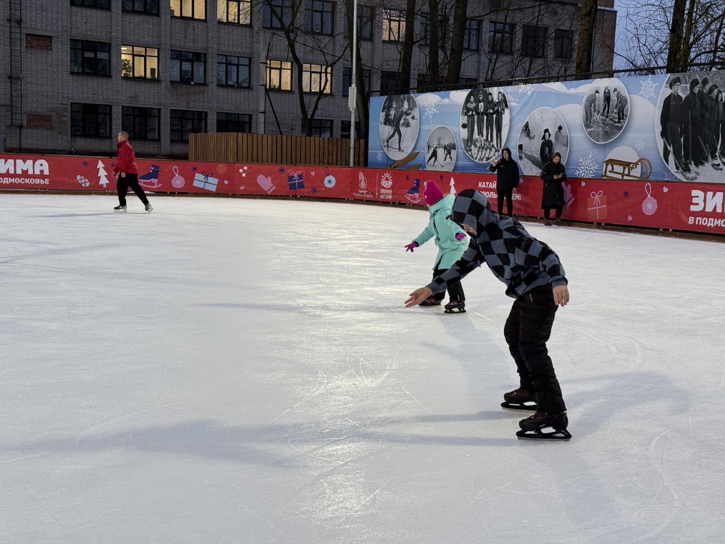 парки зимой, зимние активности, фигурное катание, мастер-класс, вертикалки,