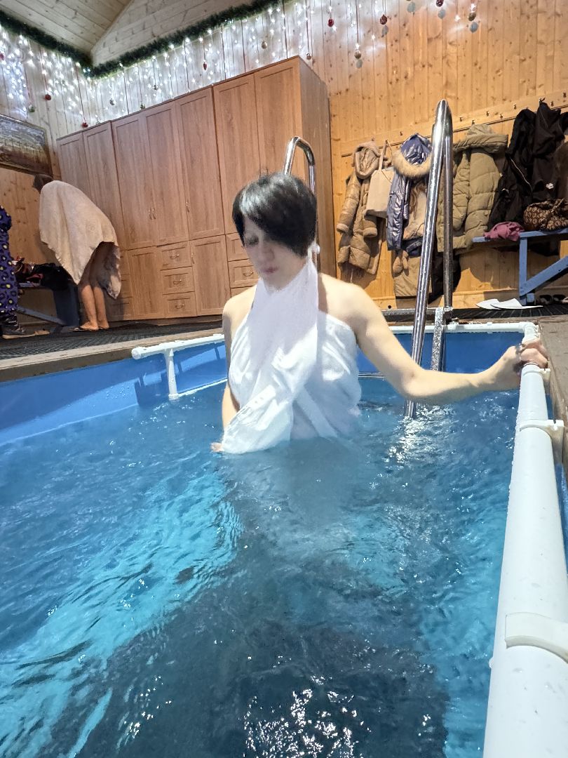 Крещение в Одинцово, Купель в Лесном городке, вертикалки,