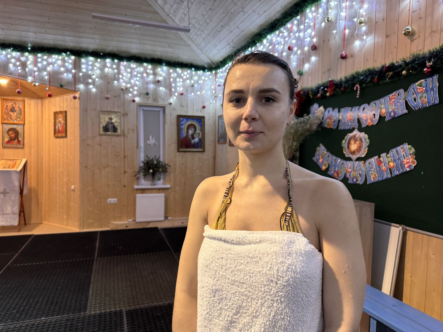 Крещение в Одинцово, Купель в Лесном городке, вертикалки,