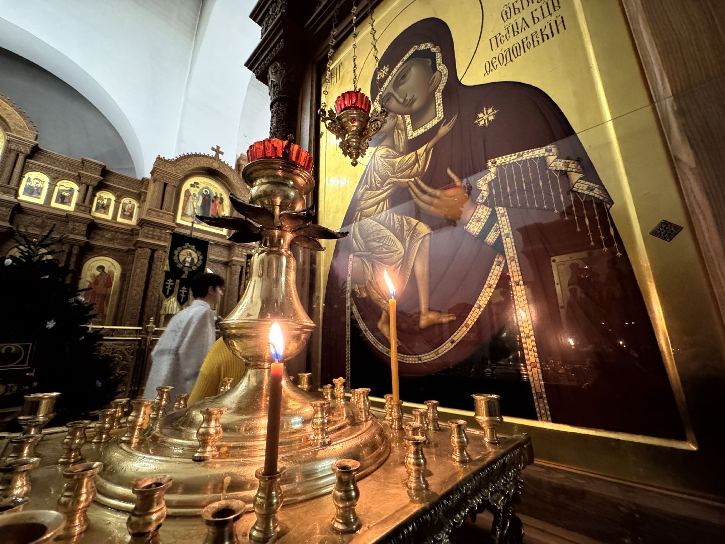 Крещение в Одинцово, Купель в Лесном городке, вертикалки,