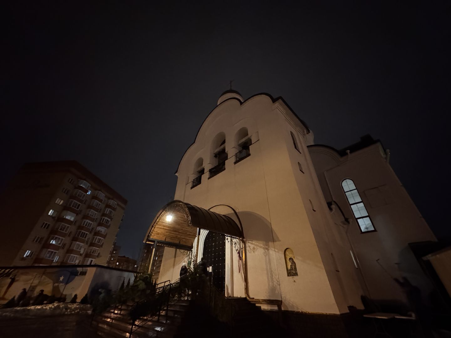 Крещение в Одинцово, Купель в Лесном городке, вертикалки,