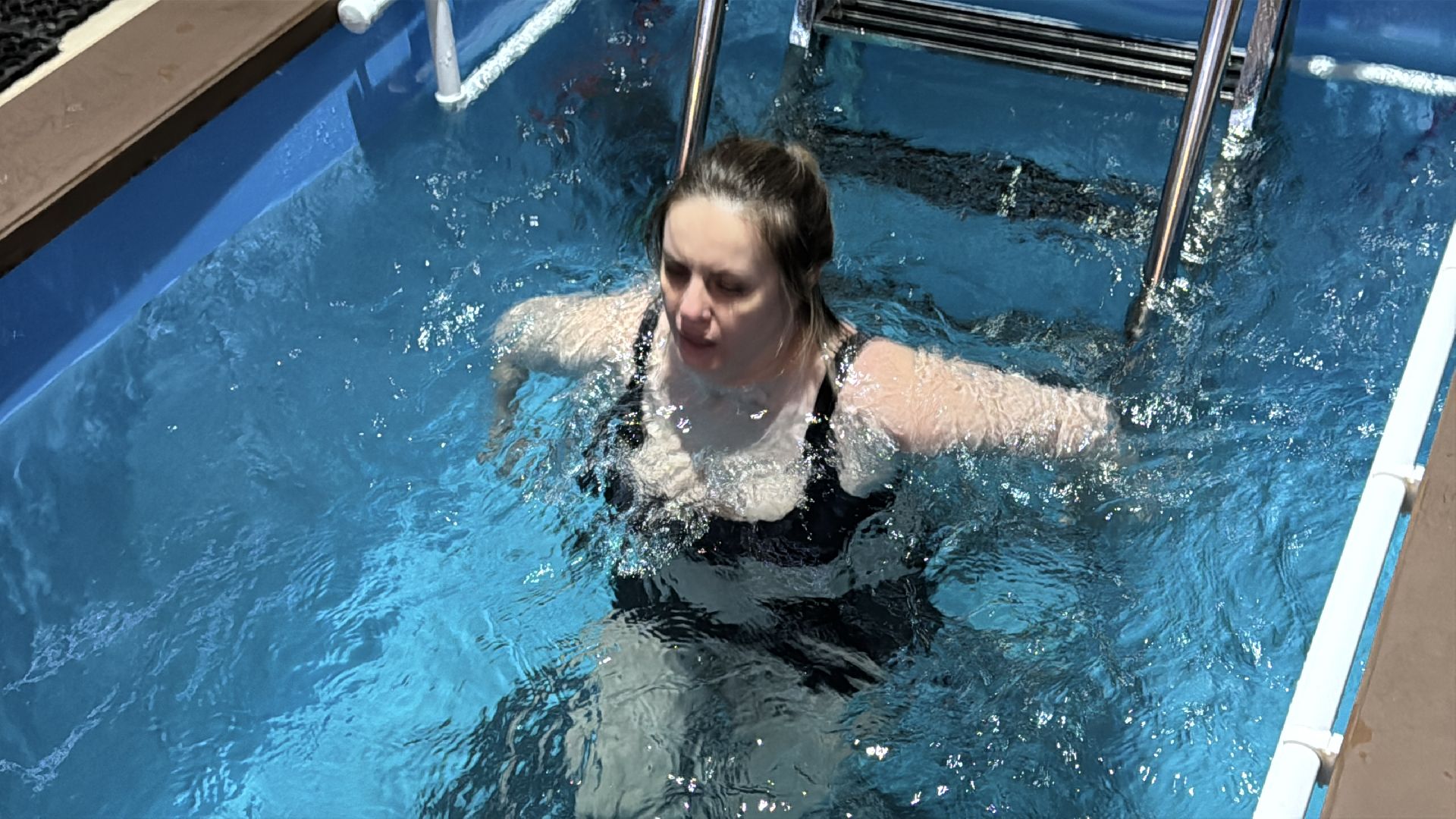 Крещение в Одинцово, Купель в Лесном городке, вертикалки,