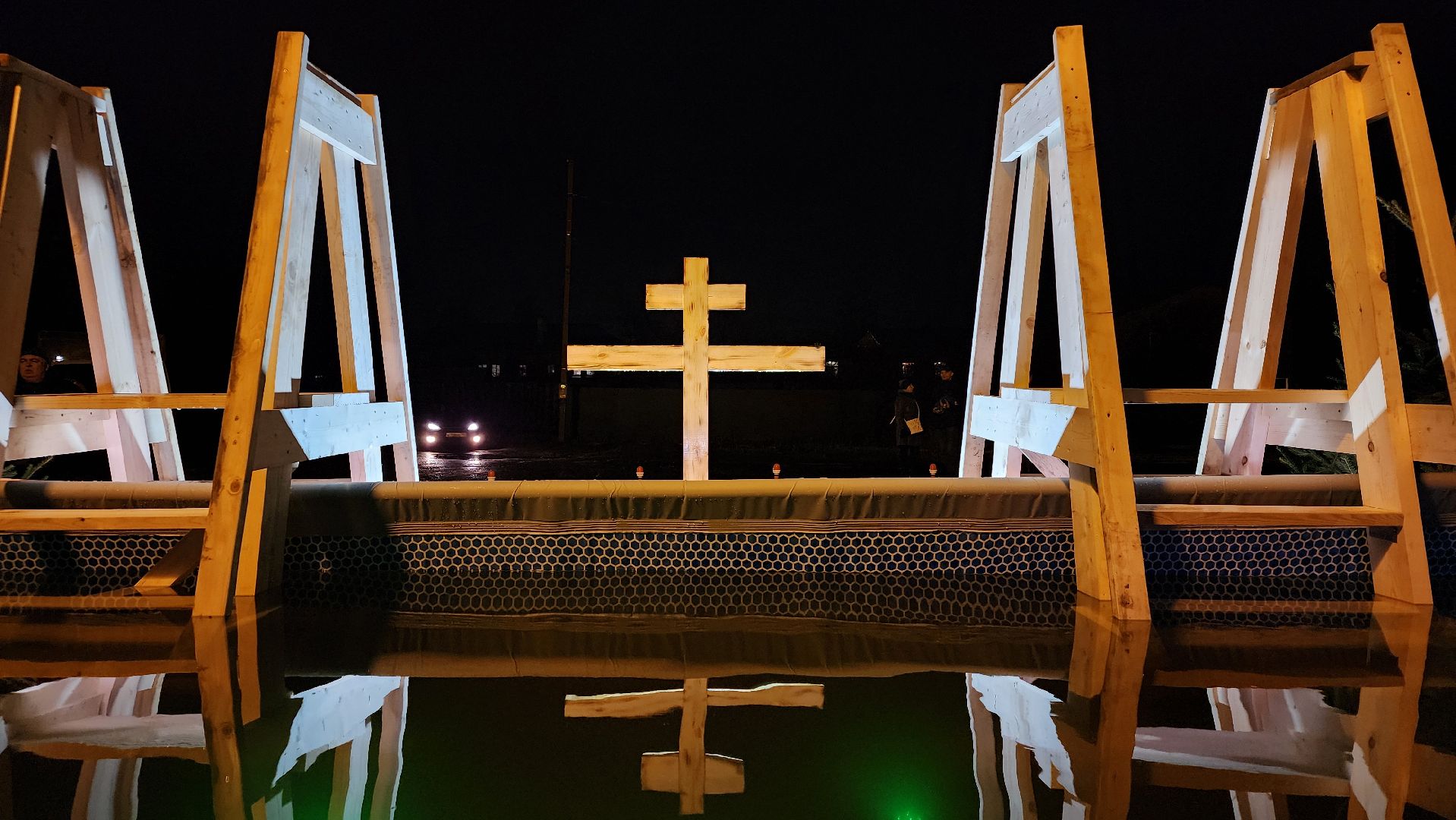 Крещение, освящение воды, крещенские купания, Троицкий приход,