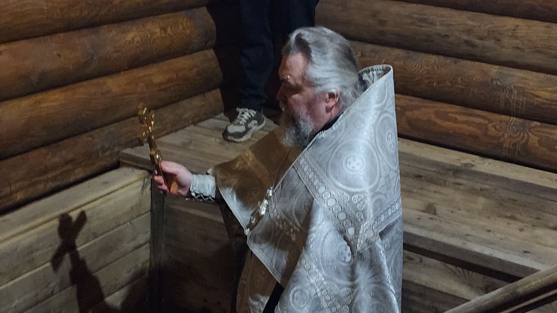 крещение, освящение воды, спирово,