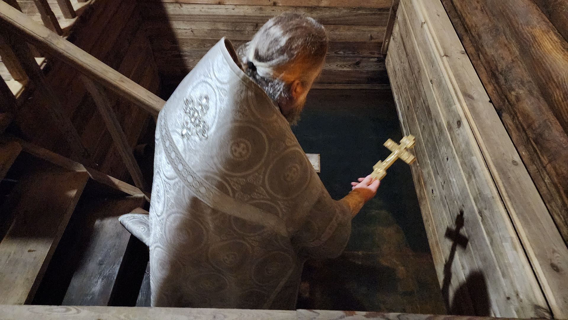 крещение, освящение воды, спирово,