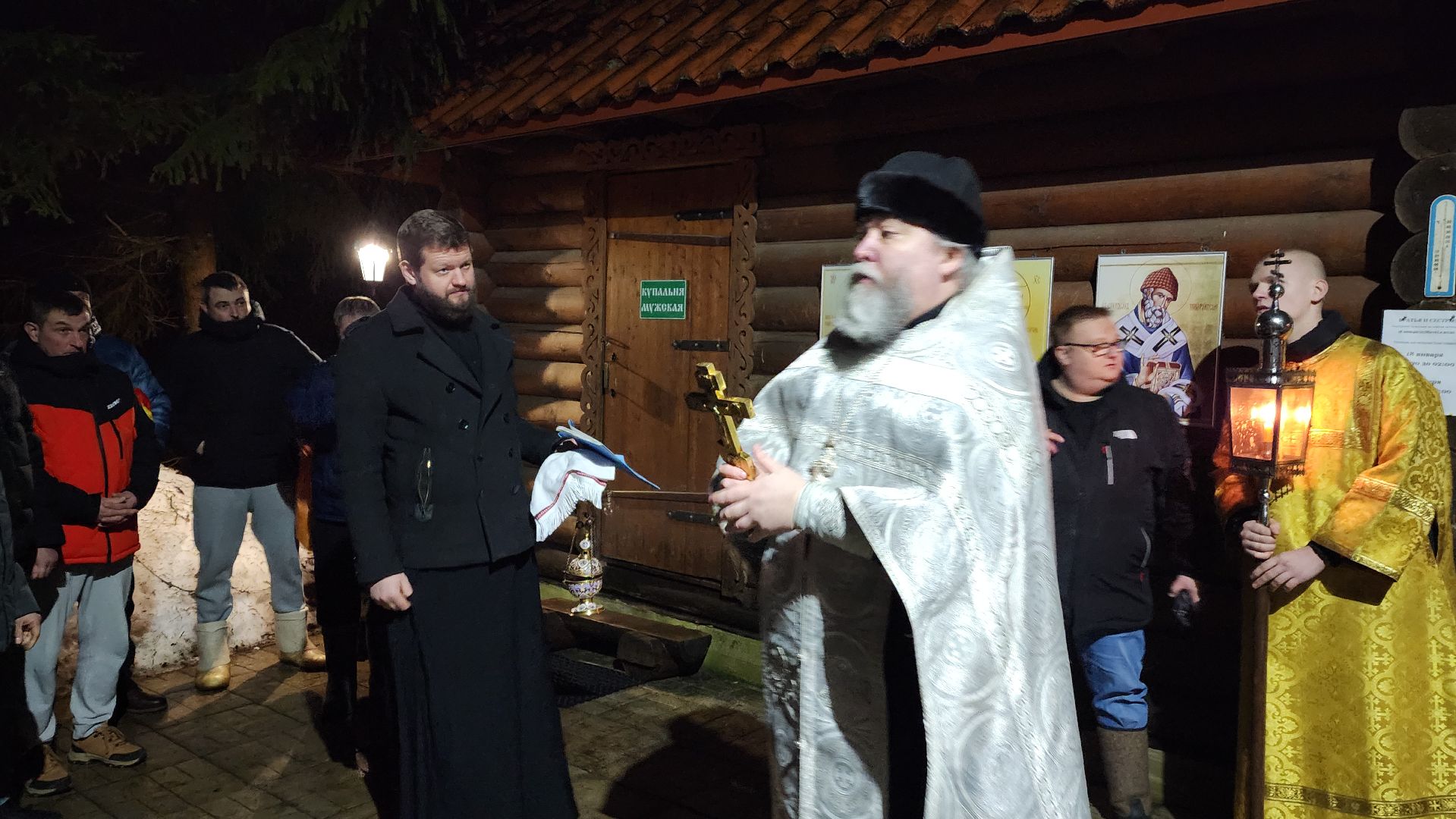 крещение, освящение воды, спирово,