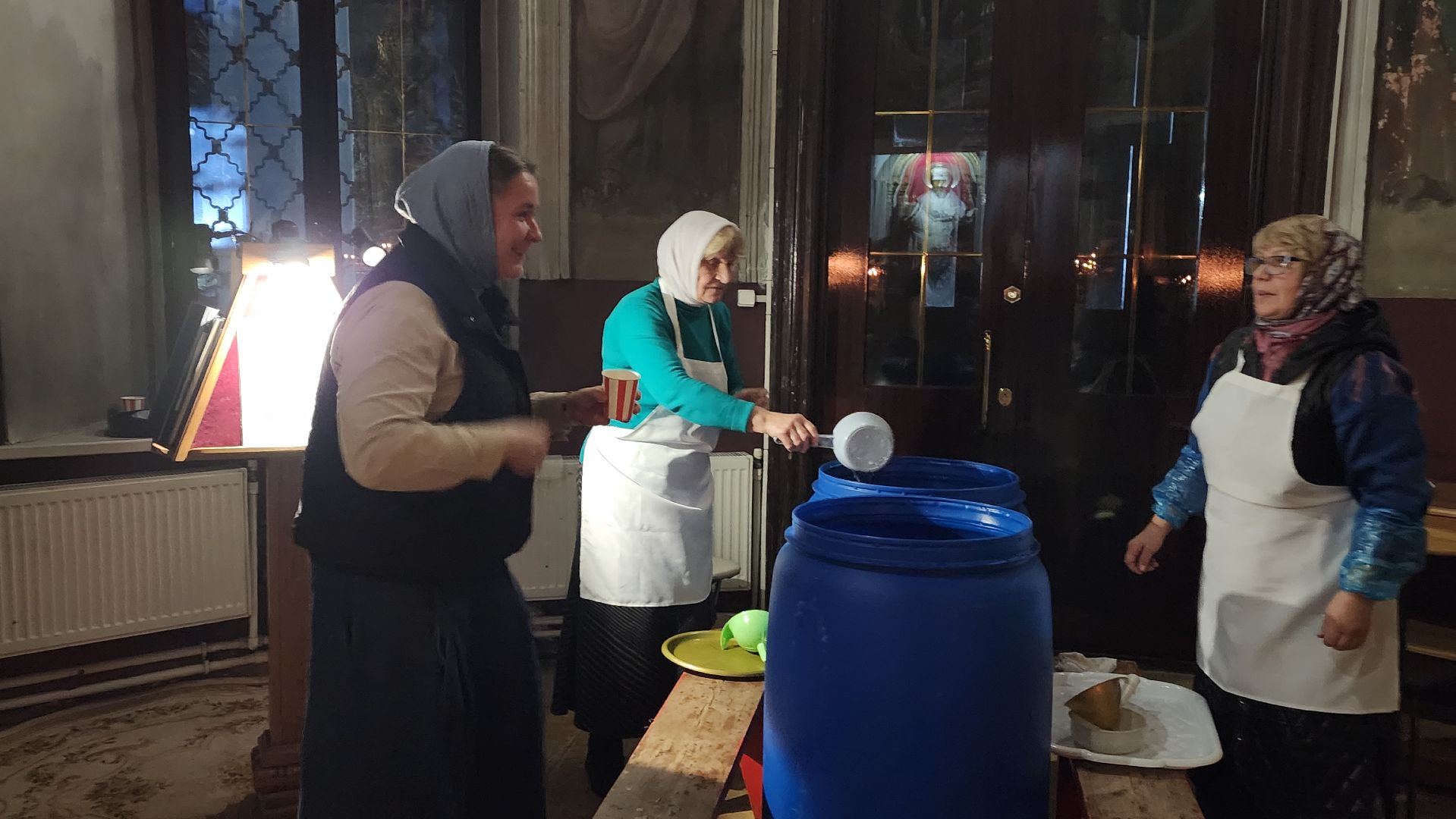 крещение, освящение воды, спирово,