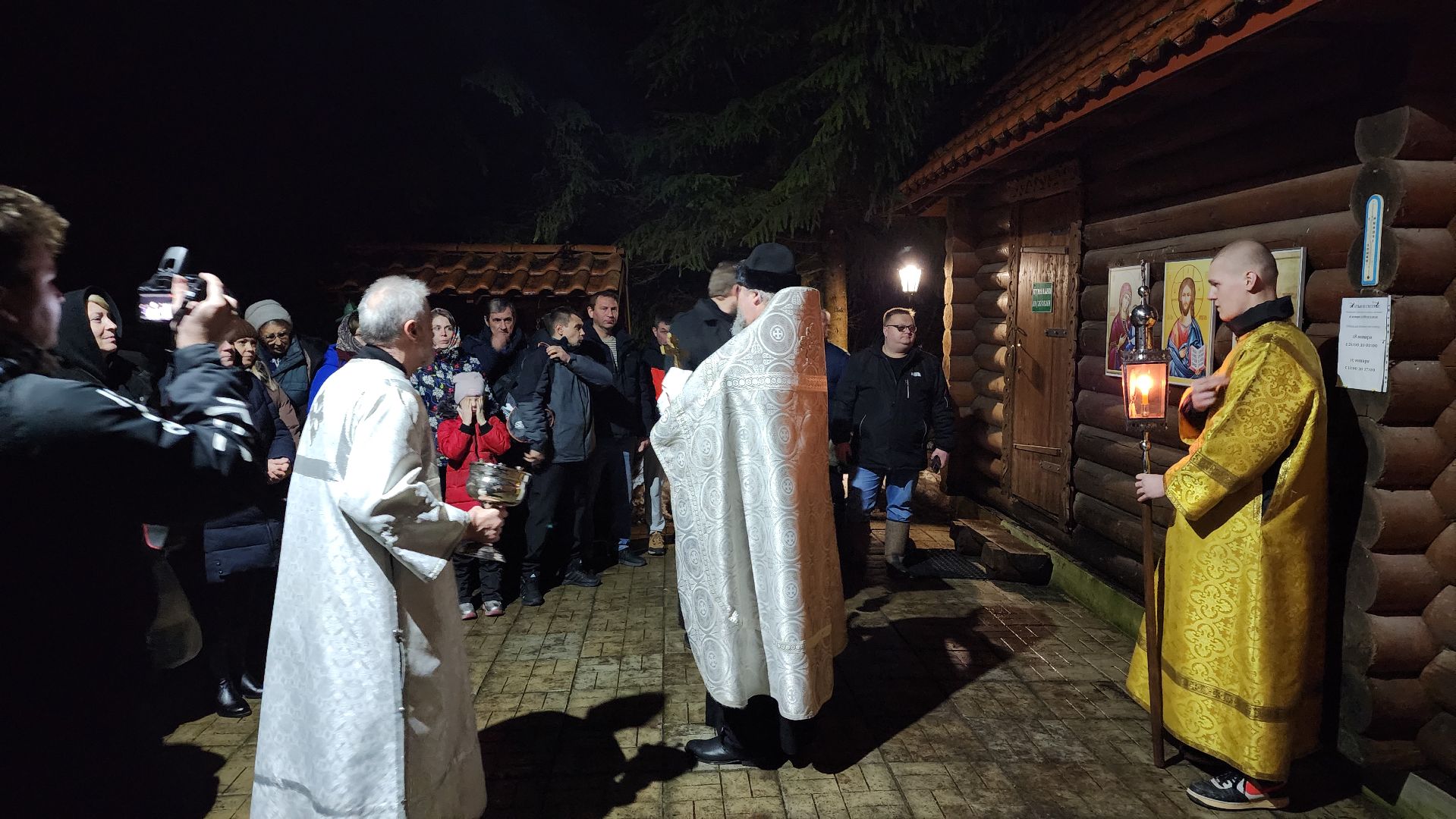 крещение, освящение воды, спирово,