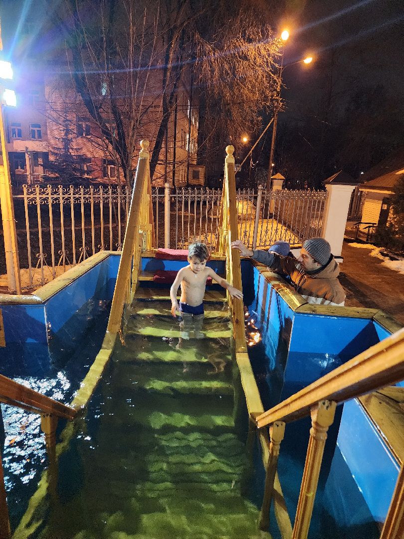 фрязино, крещенские купания, купель, крещение,