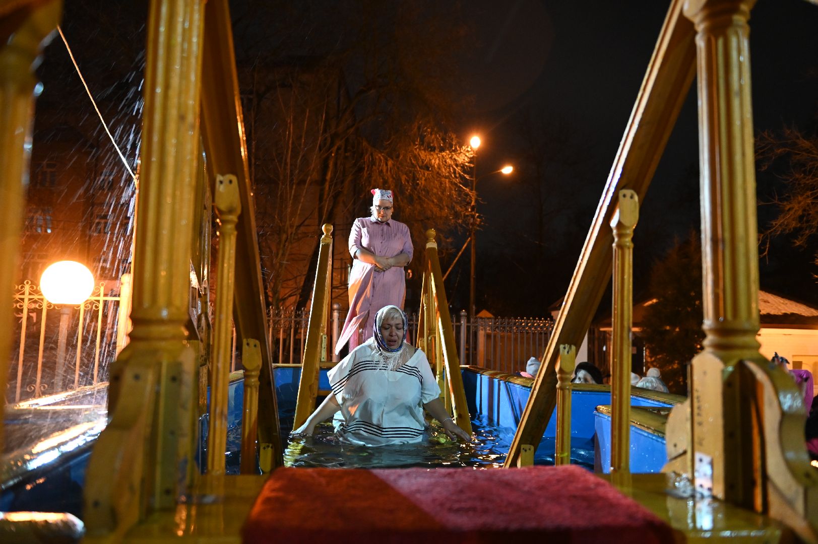 фрязино, крещенские купания, купель, крещение,