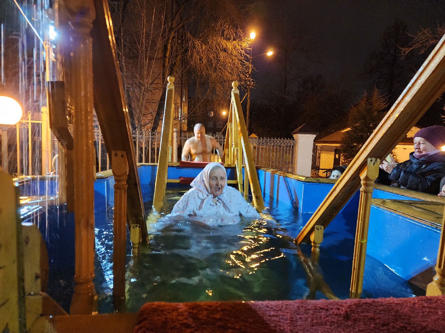 фрязино, крещенские купания, купель, крещение,