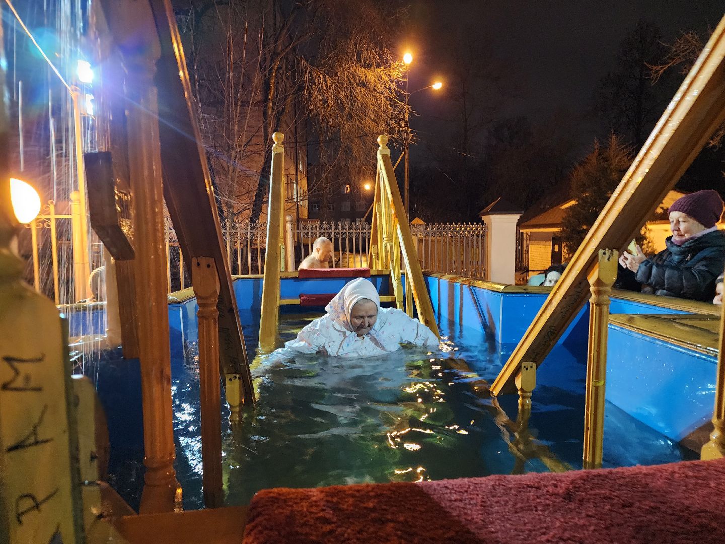 фрязино, крещенские купания, купель, крещение,