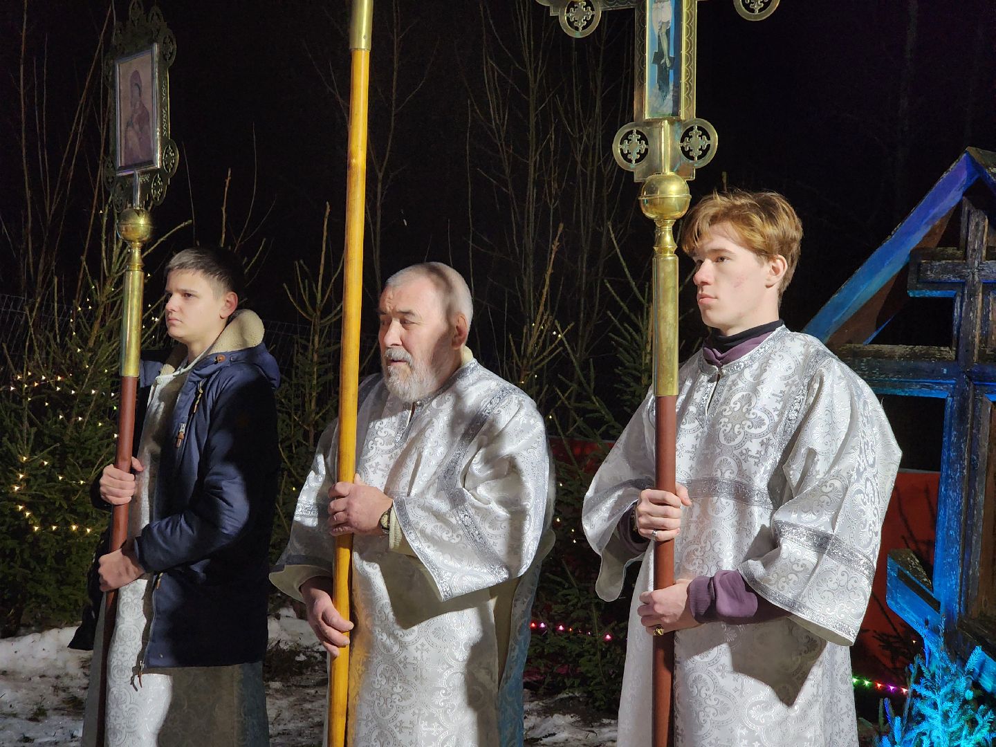 Дубна, Крещение господне, крещенские купания, Храм, вертикалки,